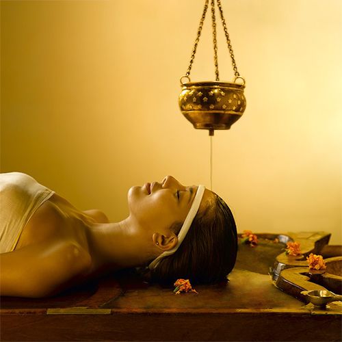 Shirodhara Ayurvedic therapy